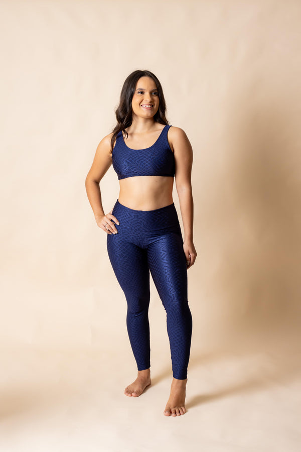 Legging Força - Azul Perolada