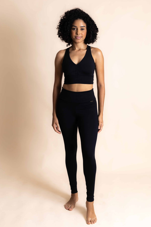 Conjunto Energia Preto - Top e Legging