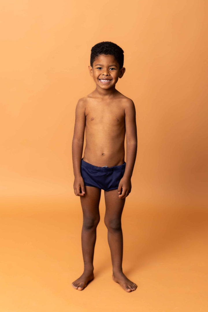 Sungao azul infantil com cadarço