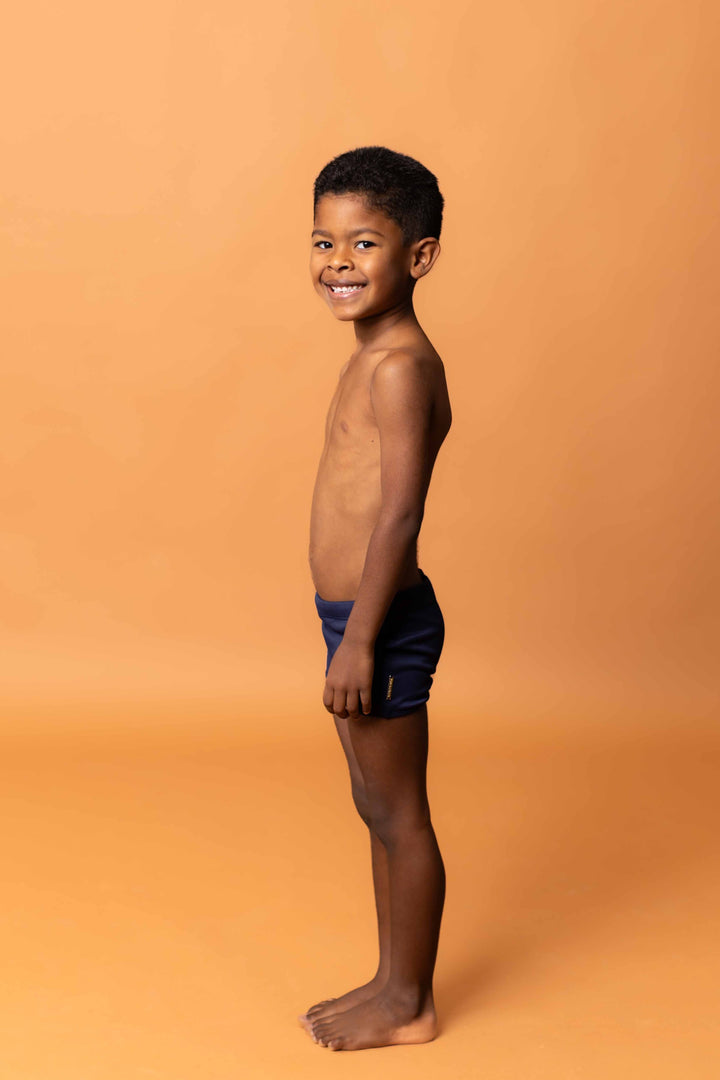 Sungao box infantil azul com cadarço