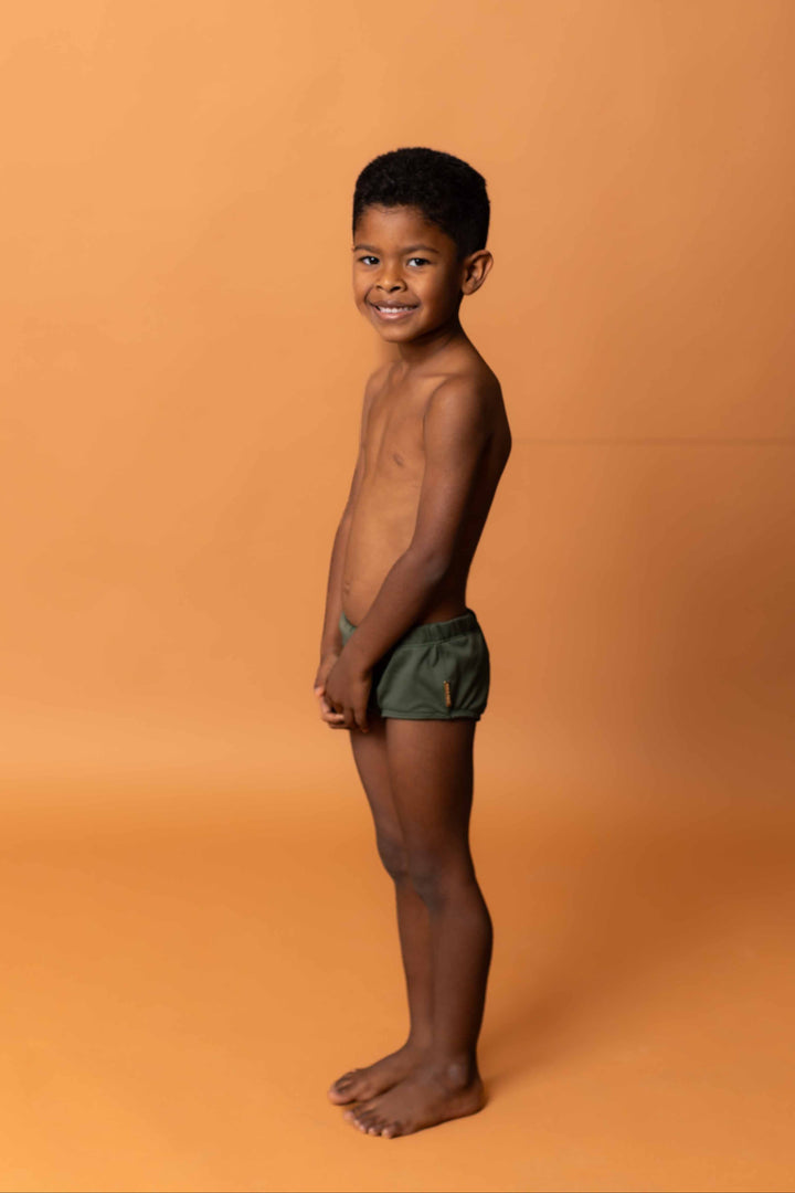 Sungao verde infantil com cadarço